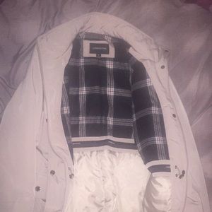 London Fog - Zip and and button down coat